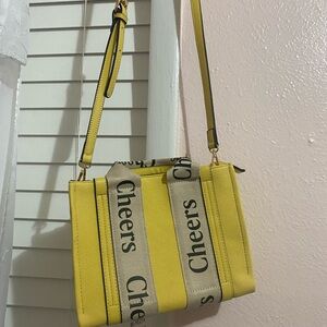 Yellow Cheers Shoulder Bag
